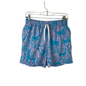 Chubbies Swim Trunks Mesh Lined 5.5" Pineapple Print